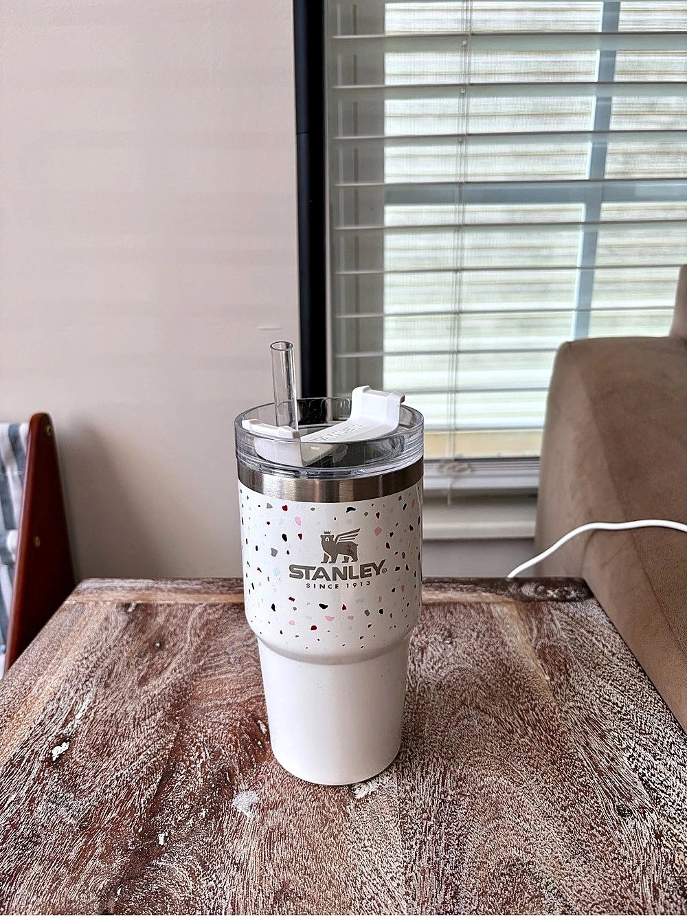 White Stanley 20oz Tumbler